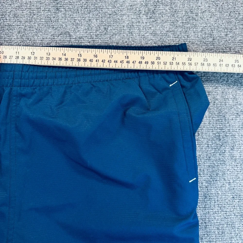 VTG 90s Adidas Mens 2XLT Blue Mesh Lined Track Pants Straight Leg Side Zip 9582Y